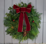 Contemporary Mixed Wreath 22"