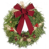 Contemporary Cedar Wreath 30"