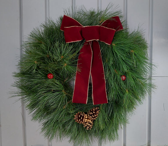 Contemporary Pine Wreath 22