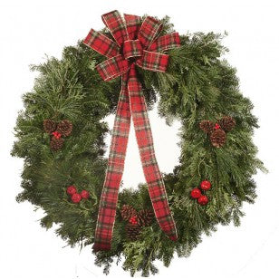 Holiday Mixed Wreath 30