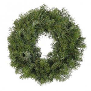 Non decorated Balsam Wreath 22"