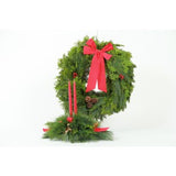 Traditional Mixed Wreath + a Centerpiece