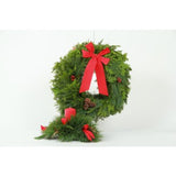 Traditional Mixed Wreath + a Centerpiece